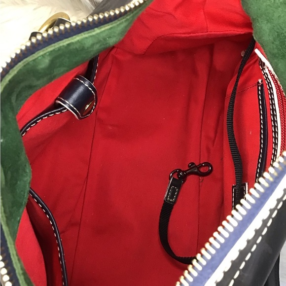 Dooney & Bourke Black Satchel with Gold Accents - Picture 15 of 16